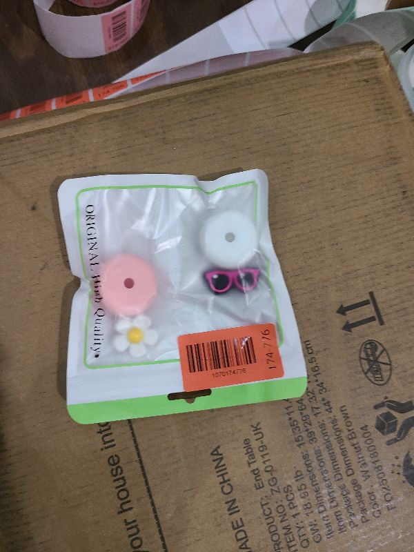 Photo 1 of (2 Packs) AirTag Case for Kids Shoelaces & Straps,GPS Tracker Air Tag Soft Silicon Cases Covers for Children Shoes Shoestring (Sunglasses + Flower)