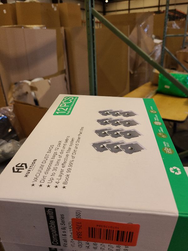 Photo 1 of 12 Pack - Vacuum Bags for iRobot Roomba i & s & j Series, Compatible with Roomba vacuum i1,i1+, i3,i3+, i4,i4+, i6, i6+, i7, i7+, i8, i8+, j7,j7+,s9,s9+ Automatic Dirt Disposal Bag