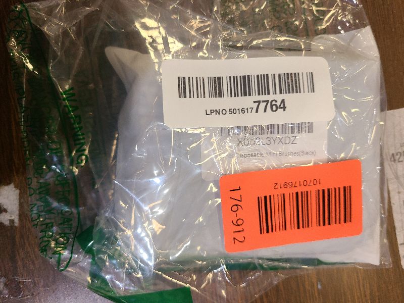 Photo 1 of 100 Pcs Disposable Makeup Lip Brushes PYO Cookie Paint Brushes Nail Polish Brushes Cosmetic Lip Brush Wands mini paint brushes for cookies (Black)