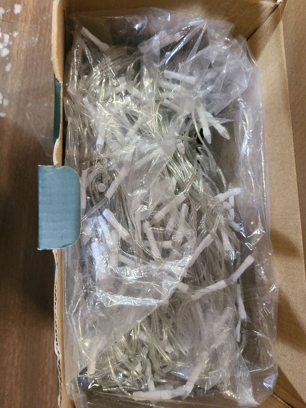 Photo 1 of 1332 LED 132ft Christmas Lights with 296 Drops, 12 Lighting Modes Warm White Christmas Decoration Twinkling Lights Dimmable, Timer Outdoor Waterproof Fairy Lights for Indoor Garden House Eaves Roof