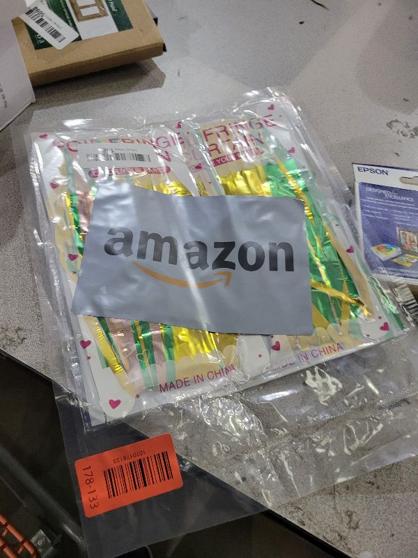 Photo 1 of 2 Pack Hawaii Party Backdrop Decorations Vibrant Summer Streamers Foil Fringe Curtains Metallic Tinsel Backdrop for Birthday Graduation Baby Shower Christmas Beach Holiday Party Decors