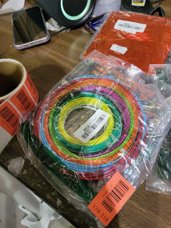Photo 1 of 15 Bright Colors 1.75mm 3D Pen PLA Filament Refill, Each Color 10feet, Total 150 Feet 3D Pen/3D Printer PLA Sample Pack, Compatible with MYNT3D / SCRIB3D Printing Pen