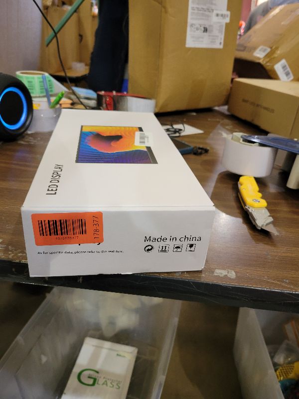 Photo 1 of 12.3 Inch Secondary Monitor, IPS Stretched Bar LCD Travel Display 1920 * 720 HDMI USBC, Mini Portable Monitor Metal Material for Laptop Computer Windows Aida64 GPU CPU RAM Monitoring,Built-in Speaker