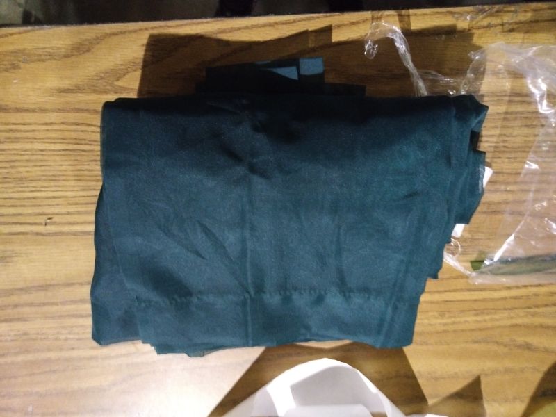 Photo 1 of Aiyufeng Hunter Green Sheer Curtain Drapes 84 Inch Length 2 Panels for Living Room, Light Filtering Voile Green Drapes for Bedroom, Patio, Sliding Door, Each 40" W x 84" L