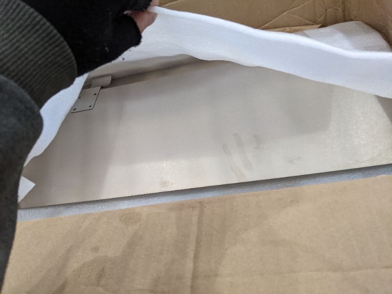 Photo 1 of 2 Packs Stainless Steel Fryer Splash Guard Commercial Splatter Guard Side Stove Splash Guard for Stop Oil from Splattering (20-1/2" W x 9" H)