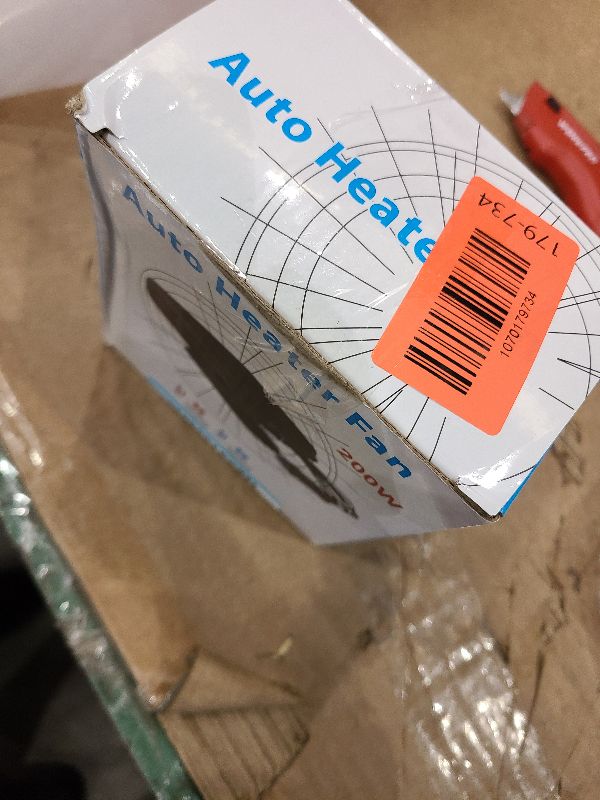 Photo 1 of 12v 200W Car Heater, Portable Car Heater and Defroster, Windshield Defogger, 12 Volt That Plugs Into Cigarette Lighter, Calenton para Carro, 360° Rotation (Black)