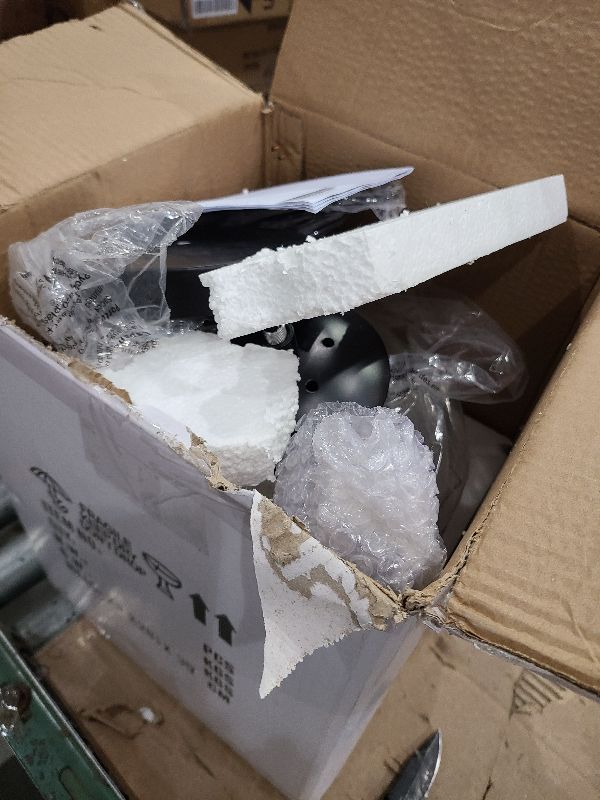 Photo 1 of 10 Inch Globe Pendant Light Black Mid Century Pendant Light Contemporary Globe Pendant Lights Clear Glass Pendant Lights Adjustable Hanging Light Fixture Clear Glass with Black Finish for Dining Room