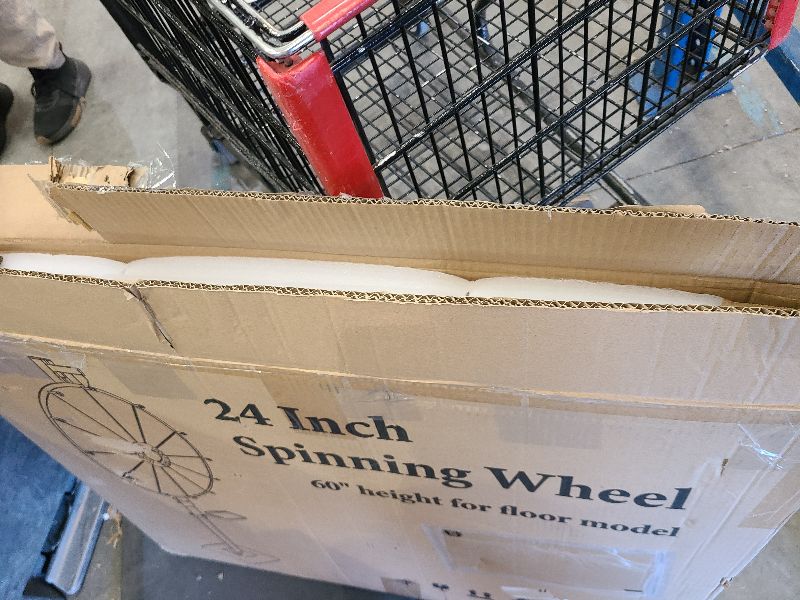 Photo 1 of 24 Inch Prize Wheel, 12 Slots Color Spinning Prize Wheel for Tabletop or Floor, Spinning Wheels Dry Erase with Tray, Markers, Eraser, Roulette Wheel of Fortune, Spinning Wheel for Prizes Carnival