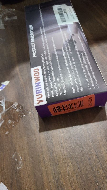 Photo 1 of 114 PCS Polishing Kit with 2Pcs Polishing Compound for Dremel, Abrasive Buffing Wheels Polishing Bits for Rotary Tool Accessories with 1/8 Inch Shank, Sanding Kit for Metal Wood Watch Jewelry Brass