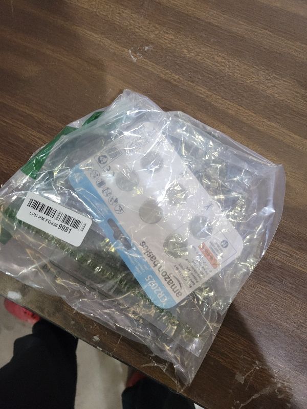 Photo 1 of Amazon Basics 6-Pack CR2025 Lithium Coin Cell Battery, 3 Volt, Long Lasting Power, Mercury-Free