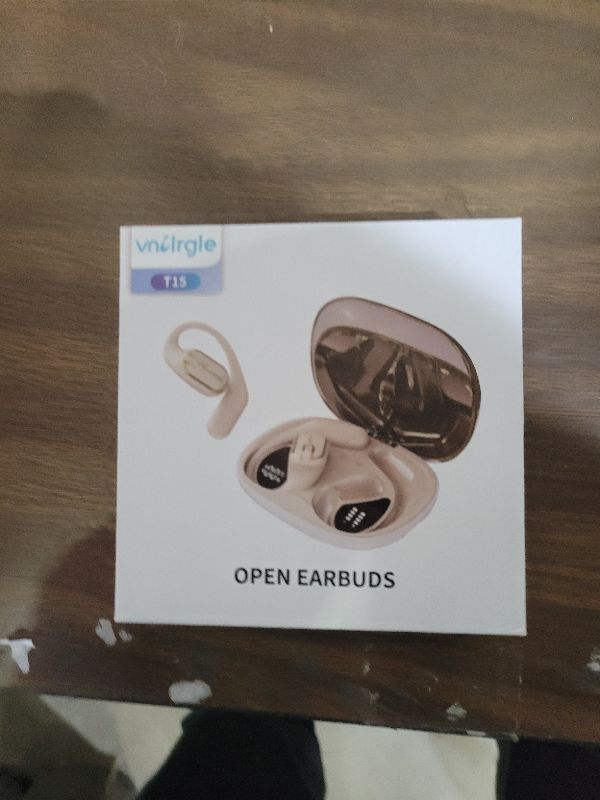 Photo 1 of 2026 Upgraded Open Ear Headphones,Over Ear Earbuds with Ergonomic Earhook,Bluetooth Headphones 6.0 with Smart Digital Display,80H Playtime,IPX7 Waterproof,Touch Control Operate Fit Cycling,Running