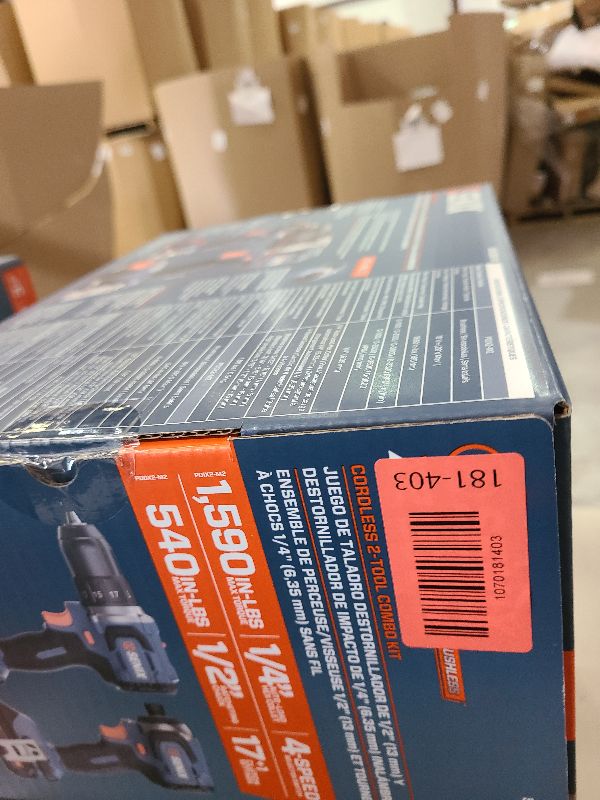 Photo 1 of SENIX X2 20 Volt Max* 2-Piece Cordless Power Tool Kit with Battery Powered 1/2-Inch Drill Driver and 1/4-Inch Impact Driver, Includes Storage Bag, 2 2.0 Ah Batteries & Charger (S2K2B2-01)