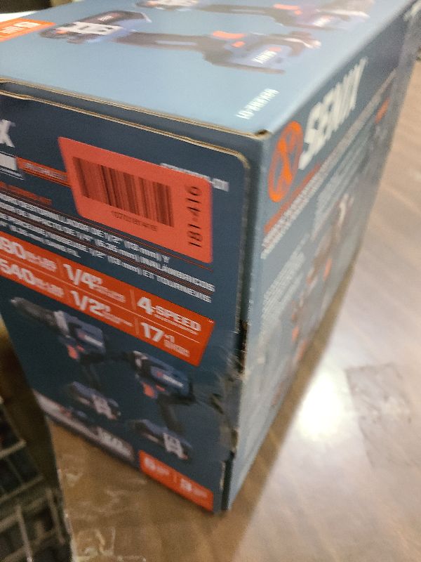 Photo 1 of SENIX X2 20 Volt Max* 2-Piece Cordless Power Tool Kit with Battery Powered 1/2-Inch Drill Driver and 1/4-Inch Impact Driver, Includes Storage Bag, 2 2.0 Ah Batteries & Charger (S2K2B2-01)