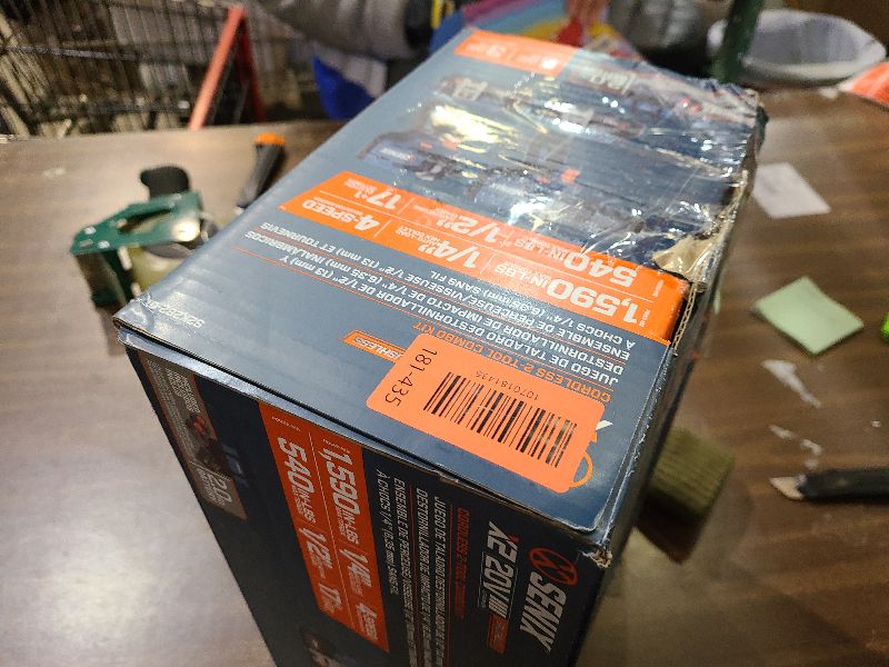 Photo 1 of SENIX X2 20 Volt Max* 2-Piece Cordless Power Tool Kit with Battery Powered 1/2-Inch Drill Driver and 1/4-Inch Impact Driver, Includes Storage Bag, 2 2.0 Ah Batteries & Charger (S2K2B2-01)