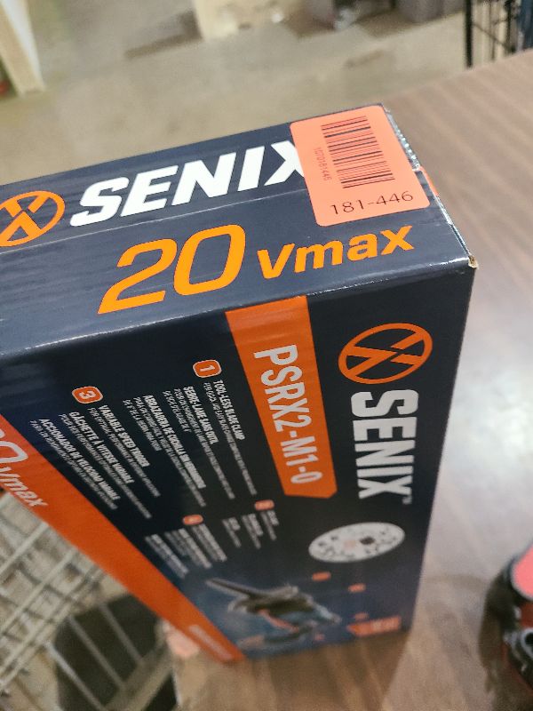 Photo 1 of SENIX PSRX2-M1-0 X2 20 Volt Max* 1/2-Inch Compact Reciprocating Saw, Variable Speed, 2800 SPM Max, Tool-Less Blade Clamp, 3-Mode LED Light, Tool Only, Battery Not Included