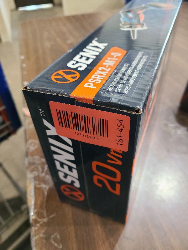 Photo 1 of SENIX PSRX2-M1-0 X2 20 Volt Max* 1/2-Inch Compact Reciprocating Saw, Variable Speed, 2800 SPM Max, Tool-Less Blade Clamp, 3-Mode LED Light, Tool Only, Battery Not Included