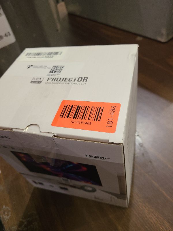 Photo 1 of ?Electric Focus?Magcubic Mini Projector 4K Support, Smart Projector with WiFi 6 and Bluetooth 5.4, 5W Soundbase Speaker, 180° Rotation, Portable Proyector for Home Theater