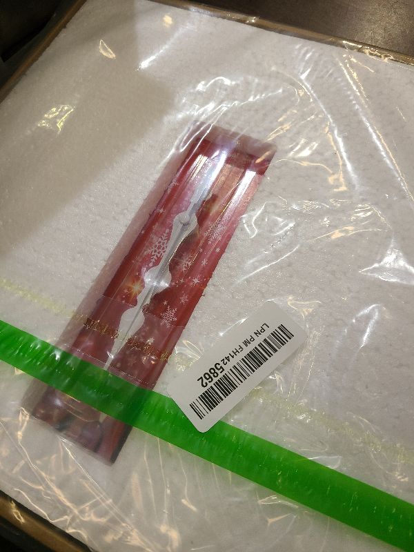 Photo 1 of ArtSocket Christmas Wall Clock Silent Non-Ticking, Christmas Tree Snowflake Red Winter Snow Round Wall Clocks Decor for Home Kitchen Living Room Office, Battery Operated(12 Inch)