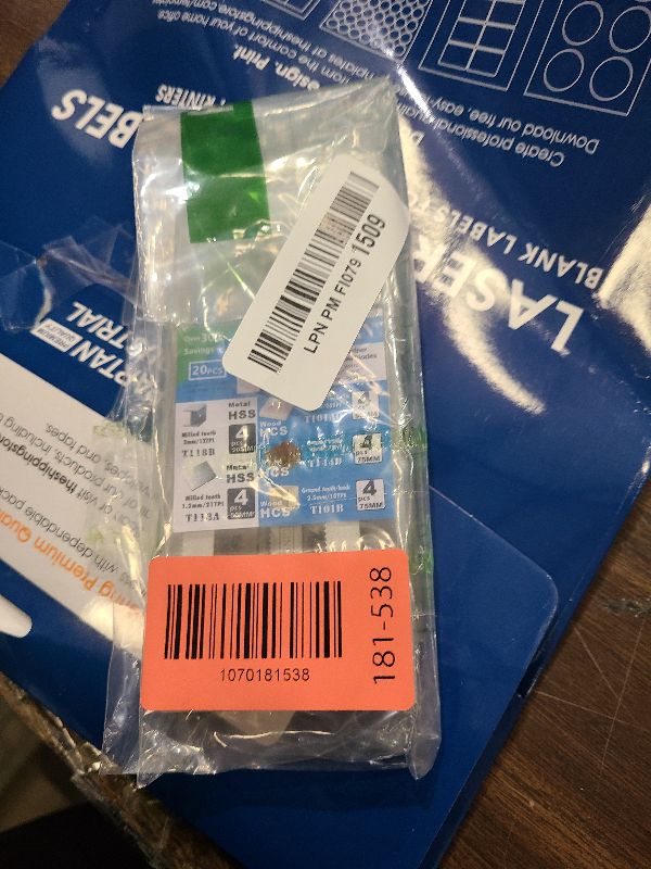 Photo 1 of 20PCS T Shank Jigsaw Blades Tool for Wood Plastic Metal Compatible with 90% Power Jig Saws Such as Bosch DEWALT RYOBI One+ Makita SKIL Black+Decker Includes 4 Each of T101B T101AO T144D T118A & T118B