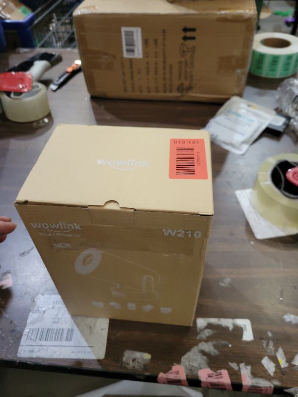 Photo 1 of [Built-in Apps & 2026 Upgraded] Mini Projector with WiFi 6 and Bluetooth 5.4 Support 4K 1080P Auto Keystone 180° Rotatable Projector Portable Compatibile with HDMI/TV Stick/Memory Stick/Laptop, White