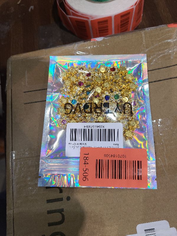 Photo 1 of 100 Pcs 13mm Flower Crystal Rhinestones, Flatback Rhinestones Glass Gems for Crafting, Gold Base Decorations for DIY Crafts Jewelry Making Clothing Accessories(00 Mixed Color)