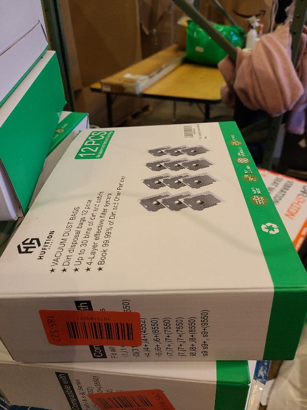 Photo 1 of 12 Pack - Vacuum Bags for iRobot Roomba i & s & j Series, Compatible with Roomba vacuum i1,i1+, i3,i3+, i4,i4+, i6, i6+, i7, i7+, i8, i8+, j7,j7+,s9,s9+ Automatic Dirt Disposal Bag