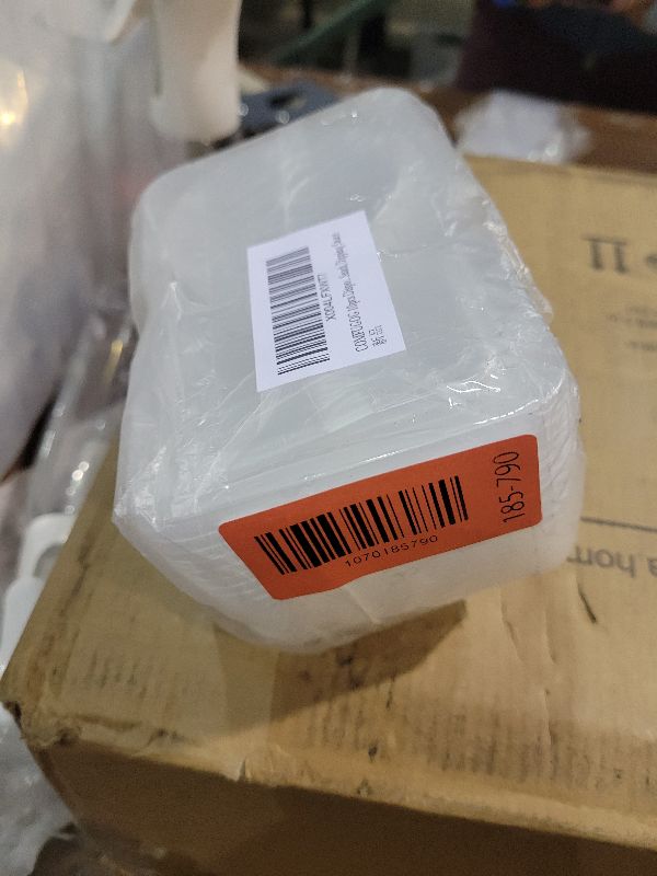 Photo 1 of 10pcs Double Compartment Condiment Container with Lids, Mini Plastic Snack Containers,BPA Free,Microwave Safe,Leakproof Food Storage, To Go Food Containers,Take Out Sauce Container