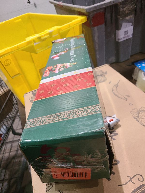 Photo 1 of 23-Inch Mini Tabletop Christmas Tree with Lights, Star Topper and Hanging Ornaments, Decorated Small Christmas Tree for Desk, Home or Office Holiday Décor