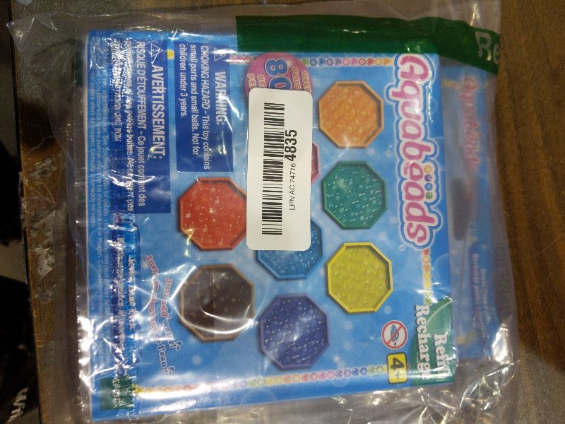 Photo 1 of Aquabeads Jewel Bead Pack - Arts & Crafts Bead Refill Kit for Kids 4+ - Expand Your Aquabeads Creations with 800+ Jewel Beads in 8 Colors
