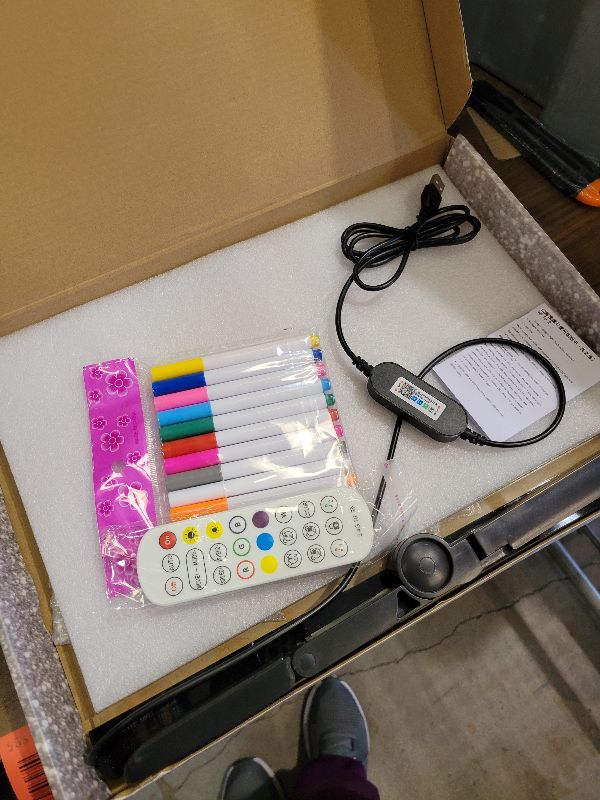 Photo 1 of 16" Led Drawing Board for Kids with 18 Tracing Stencils - Light up Led Note Board, 2026 Birthday Gifts for Boys Girls Ages 5 6 7 8 9 10 12+ Year Old, Magic Glow Art Toys for 6 7 8 9 10 Year Old, 39PCS