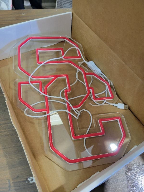 Photo 1 of AHlove Team Neon Signs?Neon Signs for Wall Decor?LED Neon Lights for Bedroom?Game Room?or Man Cave?Birthday?Christmas Gifts for kids