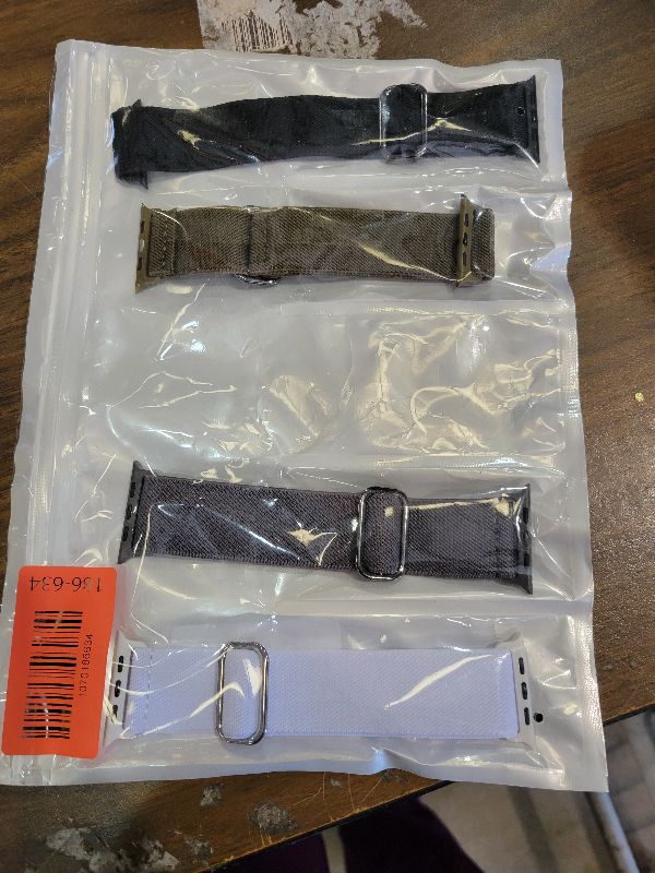 Photo 1 of Adorve Compatible with Apple Watch Bands Ultra 3/2/1 49mm 46mm 45mm 44mm 42mm 41mm 40mm 38mm Men Women, Soft Nylon Stretchy Braided Straps for iWatch Bands Series 11/10/9/8/7/6/5/4/3/2/1/SE/SE2/SE3