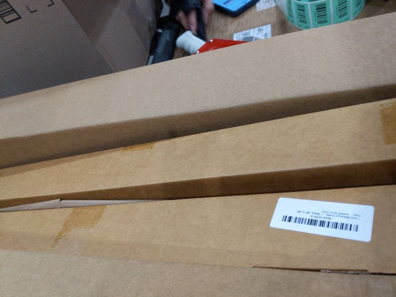 Photo 1 of 1 Inch Blackout Curtain Rods for Windows Patio, Adjustable Room Divider Curtain Rod Wall Mount & Ceiling Mount for Indoor & Outdoor, Black, 28" to 48"