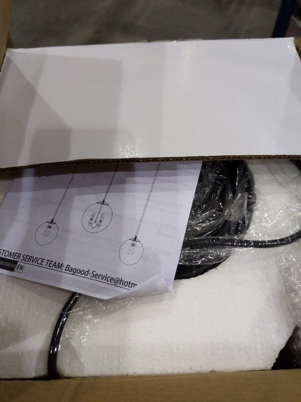 Photo 1 of 10 Inch Globe Pendant Light Black Mid Century Pendant Light Contemporary Globe Pendant Lights Clear Glass Pendant Lights Adjustable Hanging Light Fixture Clear Glass with Black Finish for Dining Room