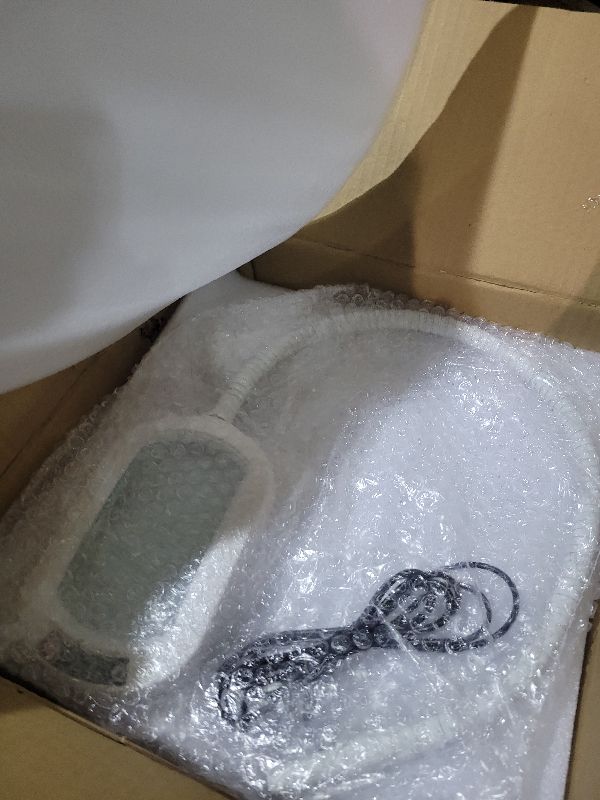 Photo 1 of 10X Rectangle Magnifying Glass with Light and Stand, 24" Flexible Gooseneck 3-in-1 Floor Lamp, 5 Color Modes Stepless Dimmable, LED Lighted Hands Free Magnifier for Reading Painting Close Work - White