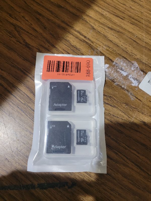 Photo 1 of 2 Pack Micro Memory Card 128GB Class 10 with Adapter High Speed Memory Card for Tablet,Drone