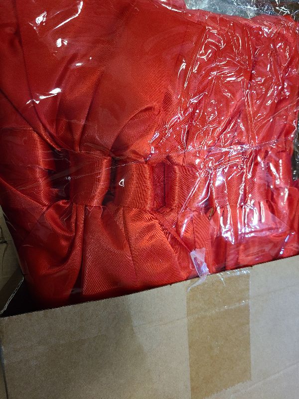 Photo 1 of 12 Pcs Large Red Christmas Bows for Tree Wreath Staircase 9 x 13 Inch Satin Christmas Tree Topper Decorative Bows Ornaments for Xmas Garland Fireplace Indoor Outdoor Holiday Party Decorations