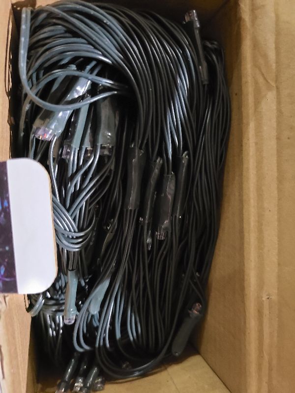 Photo 1 of 2 PACK Battery Net Lights - Outdoor Waterproof Garden Light, 200 LED Tree String Light with 8 Modes, Mesh Curtain Lights for Garden Patio Yard Christmas Party Tree and Holiday Decor( Multi Color)