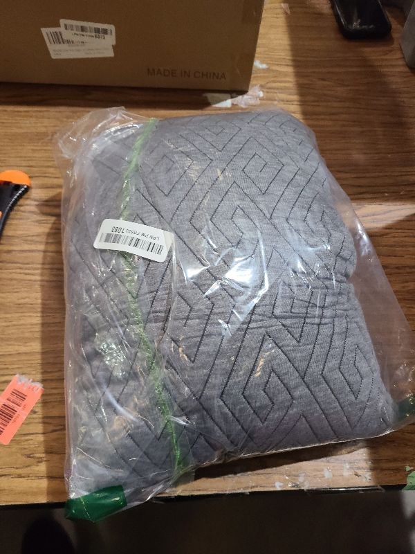 Photo 1 of 1 MIDDLE ONE Travel Pillow for Sleeping Camping, Memory Foam Small Pillow with Breathable Cover for Backpacking, Airplane, Car (17.5 x 12 Inch)