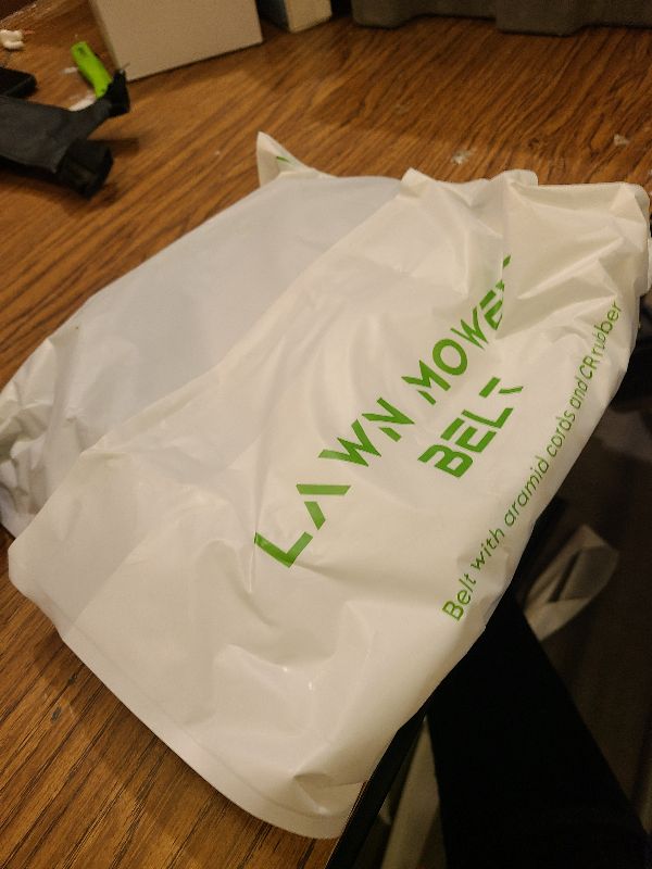 Photo 1 of 119-8820 Deck Belt for Toro TimeCutter SS5000 SS5060 MX5060 50" deck John Deere GX20571 GX21833 Ariens 07217400 74630 74361 74632 74635 74637 74641 D140 D150 D160 E140 E150 E160 E170, 1/2 x 141 1/2"