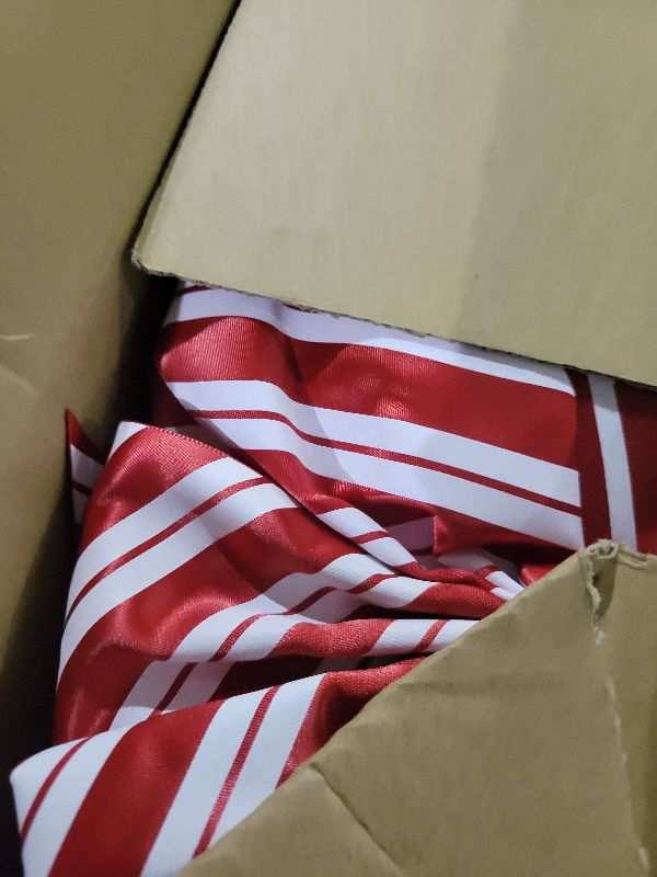 Photo 1 of 10 Pcs Christmas Cabinet Ribbons Large Bows for Christmas Cabinet Door Red White Bow Xmas Candy Cane Bows and Ribbon for Kitchen Cupboard Furniture Winter Holiday Home Party Decoration Gifts