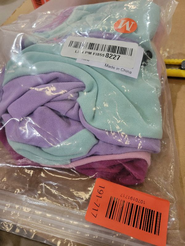 Photo 1 of 2 Pcs Dog Winter Coat Soft Fleece, Color- Block Fullbody Dog Coat Snowsuit Pullover Pajamas, Coats for Doggie in Cold Weather with Drawstrings, Doggie Warm Clothes