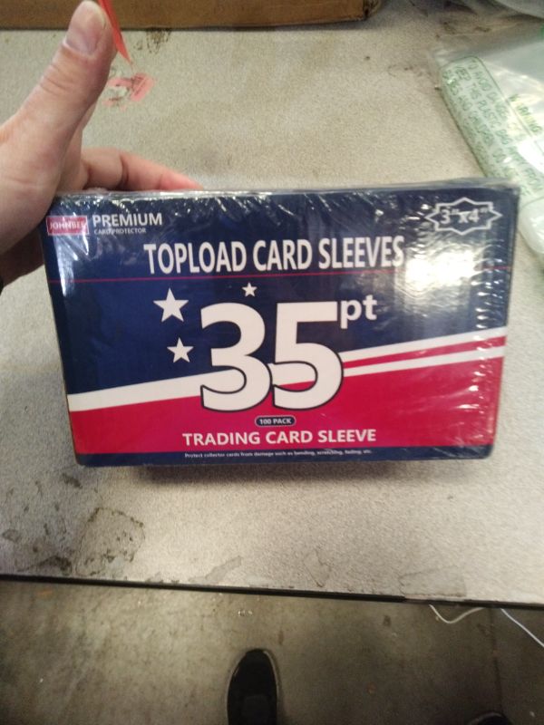 Photo 1 of 200 Card Sleeves - 3"x4" Hard Plastic Top Loaders for Cards - Trading Card Sleeve & Baseball Card Holder - Premium Topload Ablum Photocard Holder for Sports, Game & Kpop Cards (100Soft+100Hard)