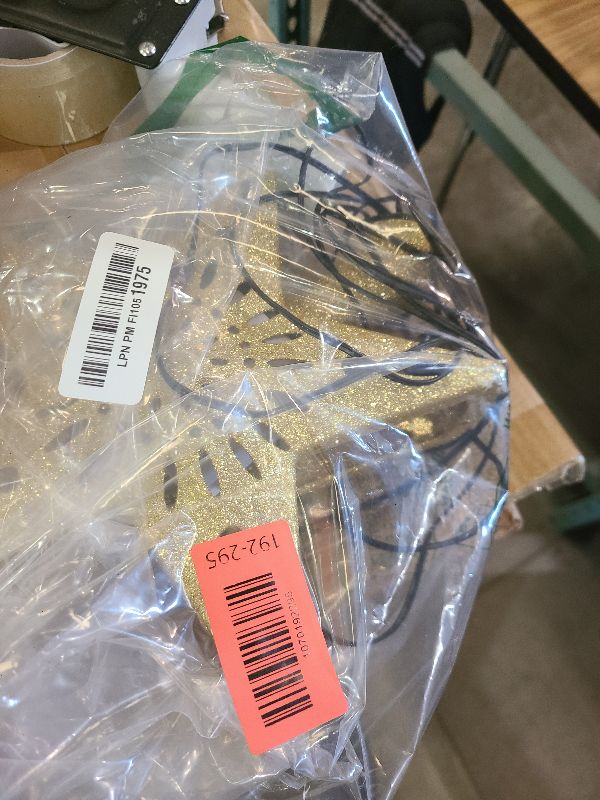 Photo 1 of 10" Christmas Tree Topper Projector with 6 Projection Modes, Built-in LED Rotating Light, 3D Glitter Dynamic Projector Light Up Tree Topper Star for Xmas Holiday Party Decorations Gifts (Gold)