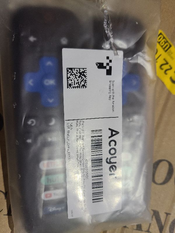 Photo 1 of (Pack of 2) Replacement Remote Control Only for Roku TV, Compatible for TCL Roku/Hisense Roku/Onn Roku/Sharp Roku/Element Roku/Westinghouse Roku/Philips Roku Smart TVs (Not for Roku Stick and Box)