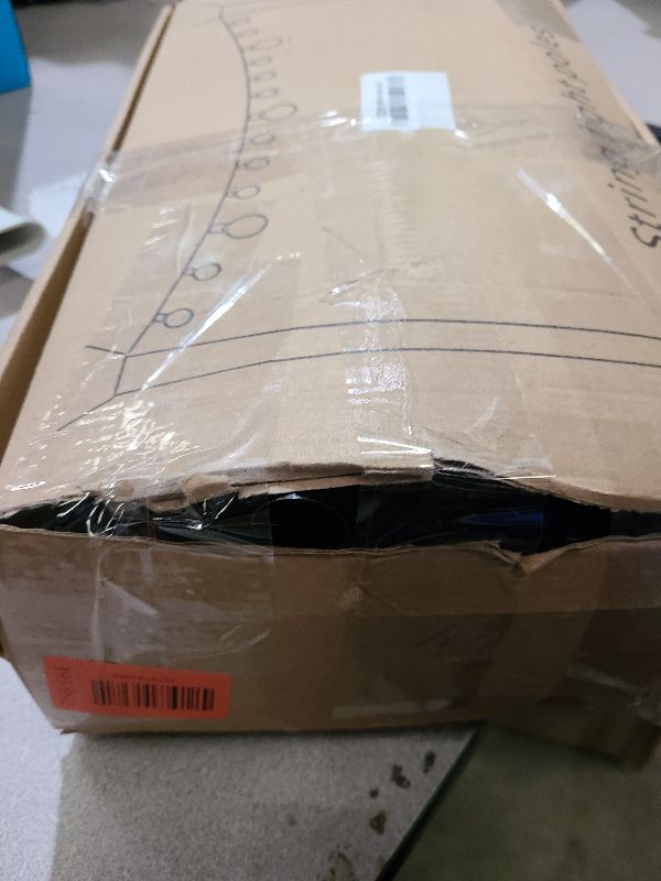 Photo 1 of 10Ft String Light Poles 4 Pack,Light Poles for Outside Lights,Outdoor with Fence Brackets Hanging Lights,Metal Stand Deck Patio Backyard