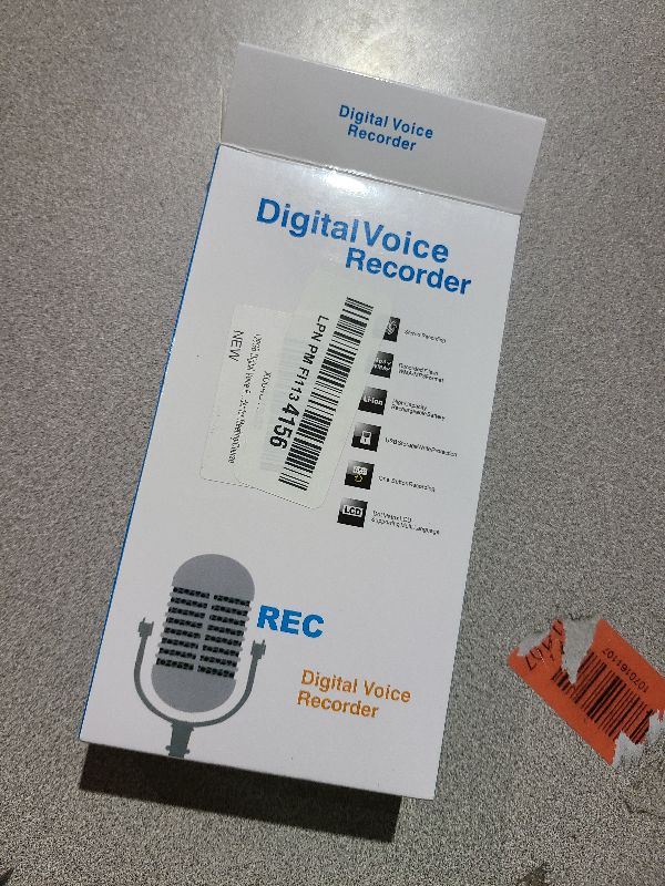 Photo 1 of 128GB Digital Voice Recorder Voice Activated Recorder with Playback, Portable Audio Recorder, Portable Recording Device with AI Noise Reduction, Portable Audio Recorder for Meeting/Course