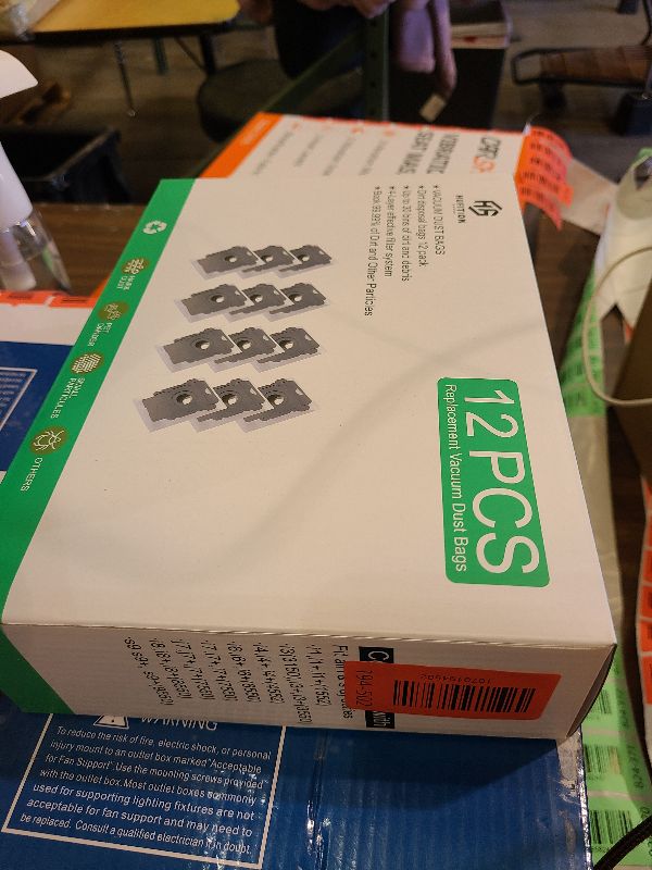 Photo 1 of 12 Pack - Vacuum Bags for iRobot Roomba i & s & j Series, Compatible with Roomba vacuum i1,i1+, i3,i3+, i4,i4+, i6, i6+, i7, i7+, i8, i8+, j7,j7+,s9,s9+ Automatic Dirt Disposal Bag