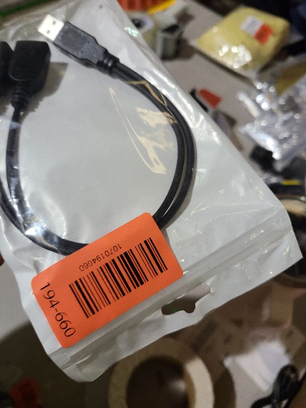 View 2 of ?2025 Upgraded? USB 2.0 A Male to 2 Dual USB Female Jack Y Splitter Hub Power Cord Extension Adapter Cable(Not Supporting CarPlay and Android Auto)