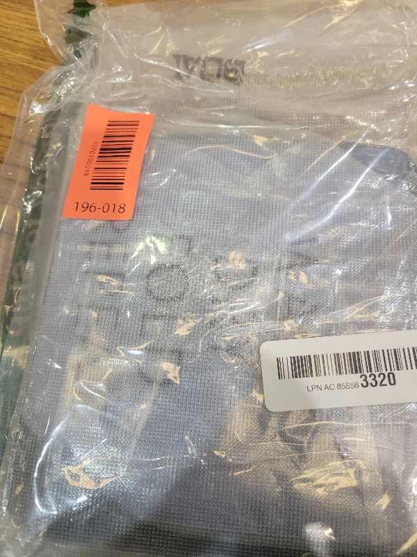 Photo 1 of 2 Pcs Travel Laundry Bag Washable Dirty Clothes Bag with Drawstring and Zipper for Suitcase, 22 x 18 Inch (Black, Gray,Classic)